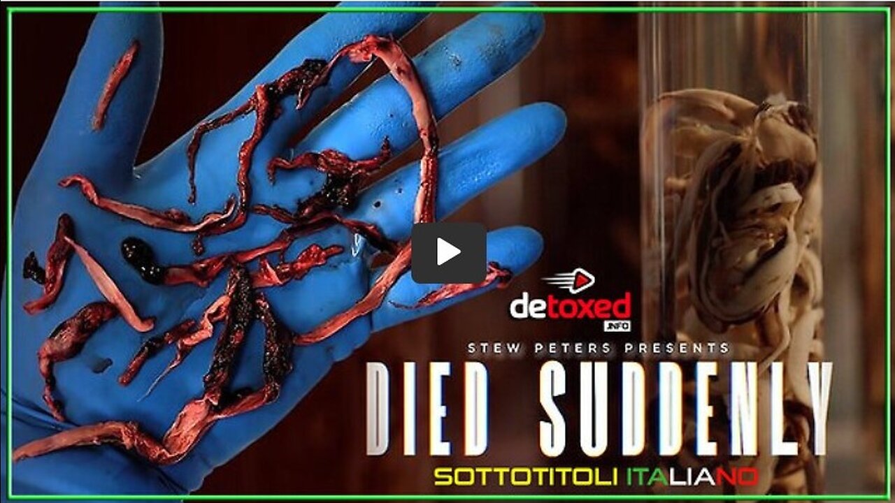 DIED SUDDENLY (completo) film documentario di M.Skow and N.Stumphauzer, ENG sub ITA by Detoxed Info