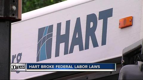 I-Team: Federal Investigators force HART to pay back employees overtime