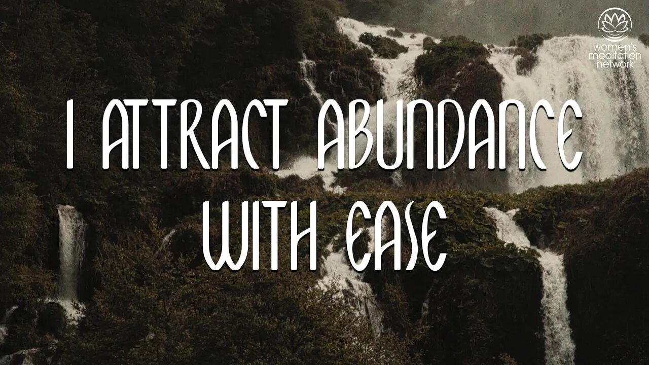 I Attract Abundance With Ease // Daily Affirmation for Women