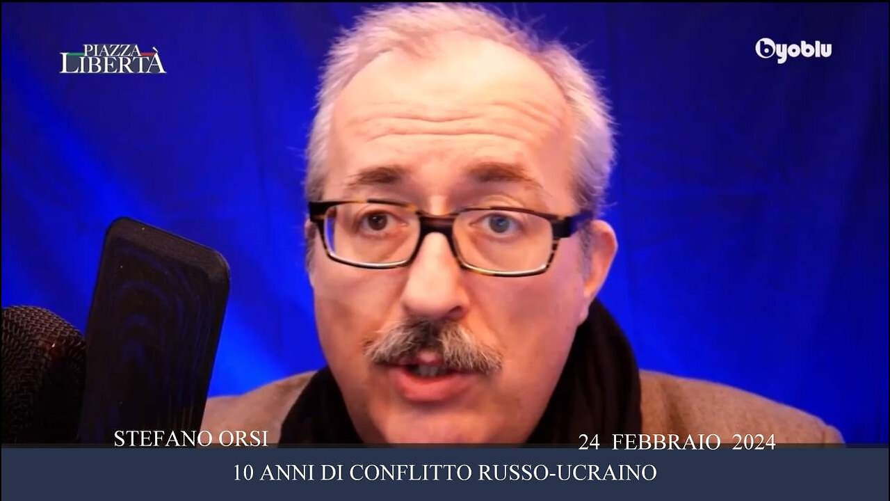 Conflitto russo-ucraino. PIAZZA LIBERTA', intervento di Stefano Orsi