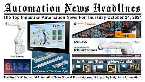 Automation News Headlines for Thursday 10/24/24