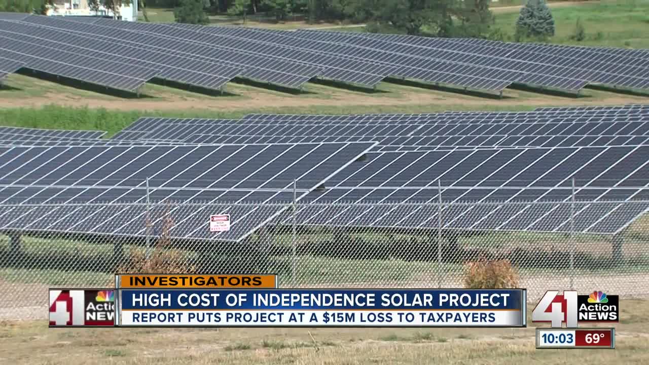 Independence to lose millions on solar farms