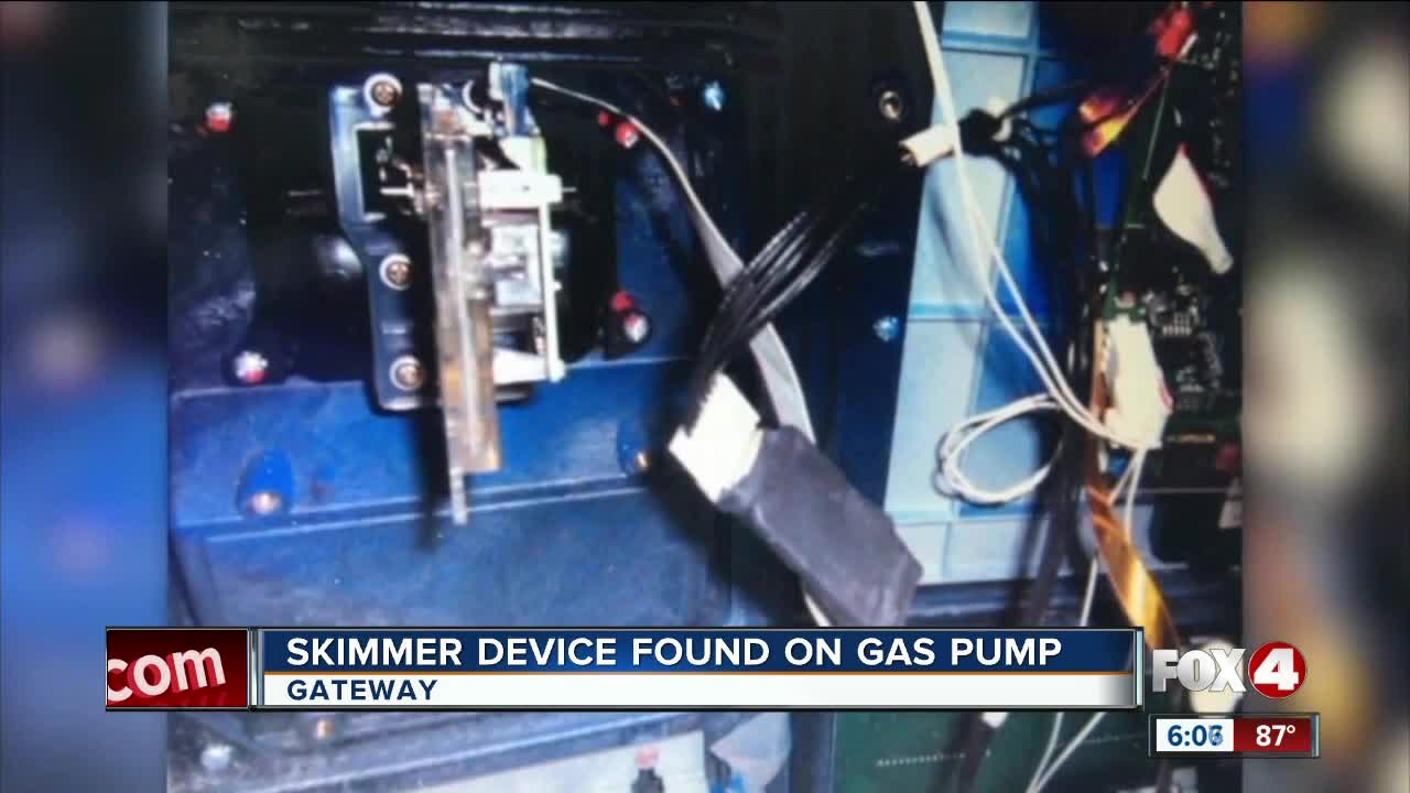 Skimmer Found on Gas Pump in Gateway