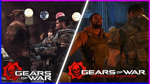 Meeting Franklin In Gears of War Compared to Gears of War: Ultimate Edition