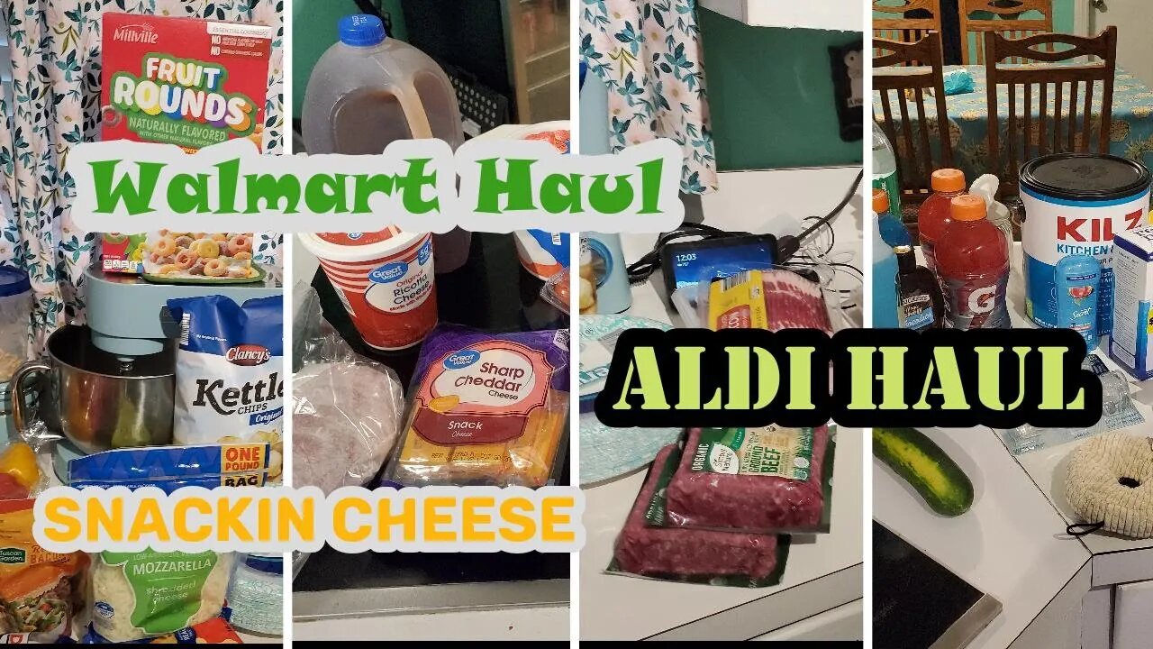 Grocery Haul | Walmart Haul / Aldi Haul | Family of 5 | Meal Plan | Weekly meals