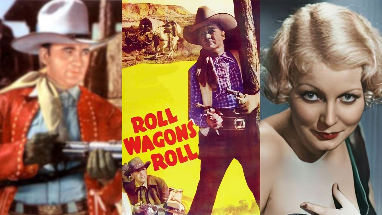 ROLL WAGONS ROLL (1940) Tex Ritter, Nelson McDowell & Muriel Evans | Drama, Western | B&W