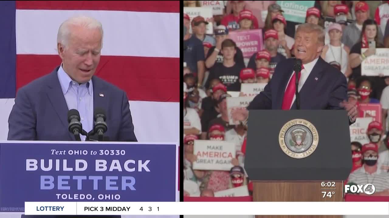 Joe Biden and President Trump campaign plans