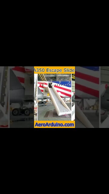 Airbus A350 Emergency Escape Slide #Aviation #Flying #AeroArduino