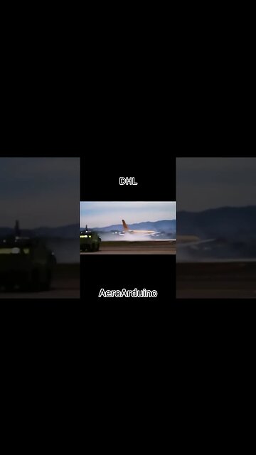 Watch DHL #B757 Skid And Crashes In Half #Aviation #Fly #AeroArduino