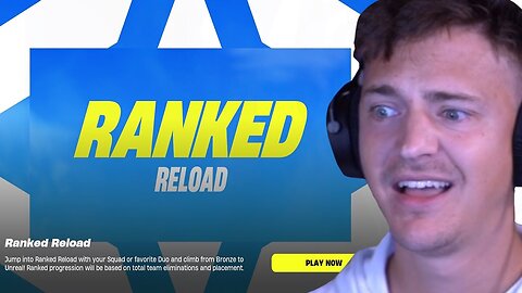 Fortnite Added Ranked To Reload & Ninja Is NOT Having Fun...
