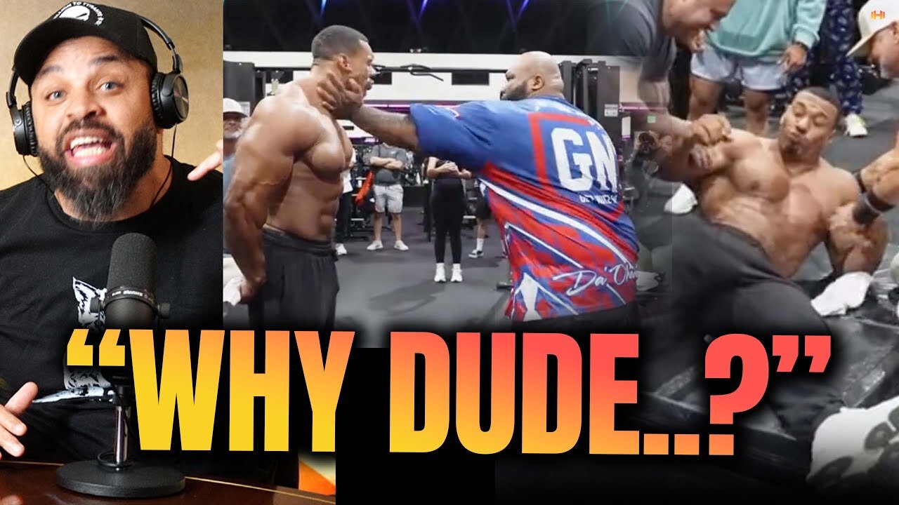 Bodybuilder Larry Wheels Vs 400lbs Super Heavyweight Slap Champion 🤯