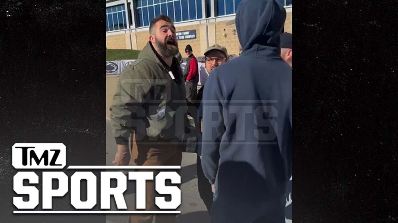 New Graphic Video Show Jason Kelce Using F-Slur Multiple Times in Rage | TMZ Sports