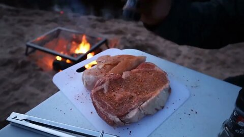 48-HOUR STEELHEAD Float Trip Catch & Cook __ Fishing for Steelhead Trout in Upper Peninsula MI % 8