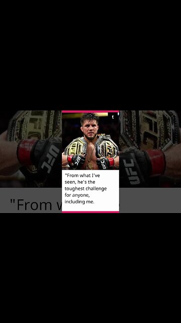 The capability of Umar Nurmagomedov was recognised by Henry Cejudo. #short