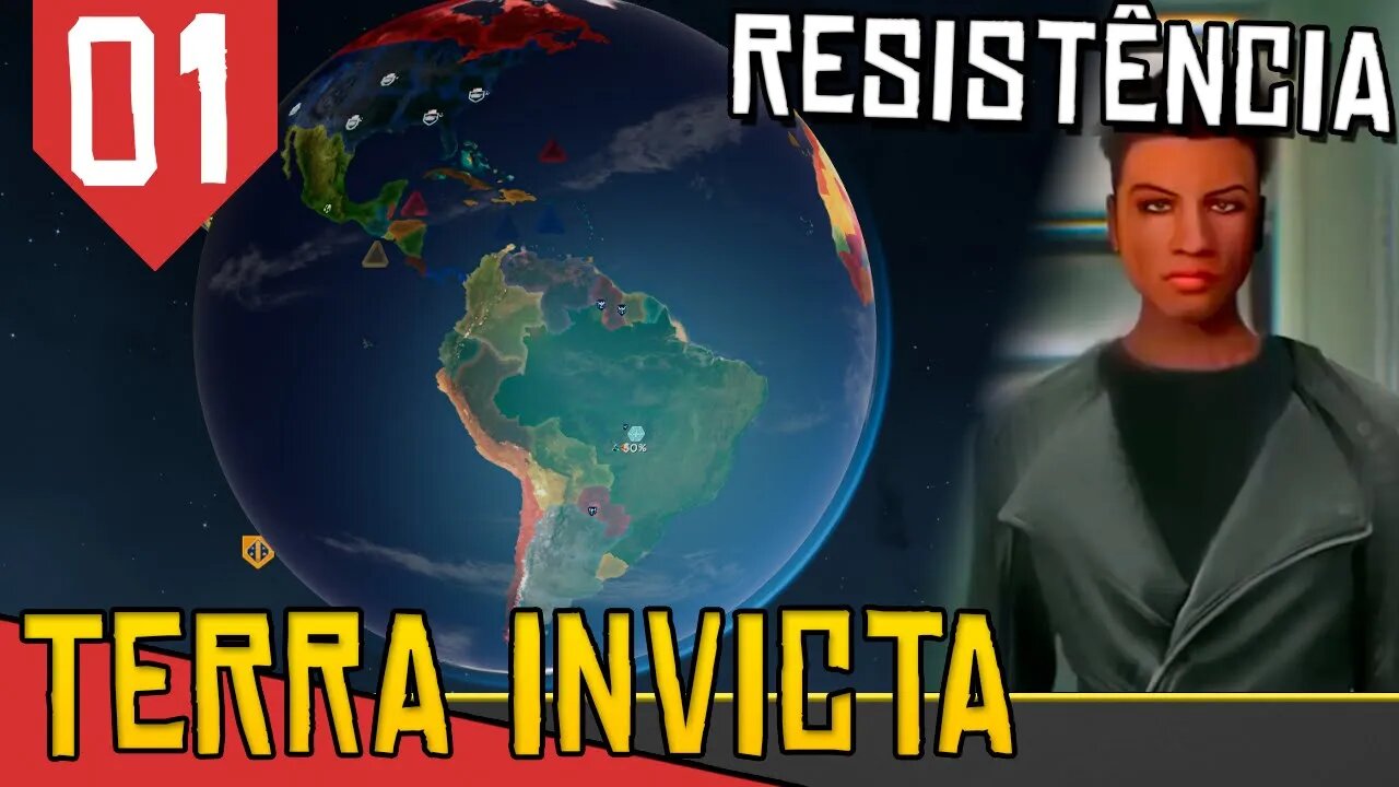 GEOPOLITICA e RESISTENCIA ALIENIGENA - Terra Invicta Resistência #01 [Gameplay PT-BR]