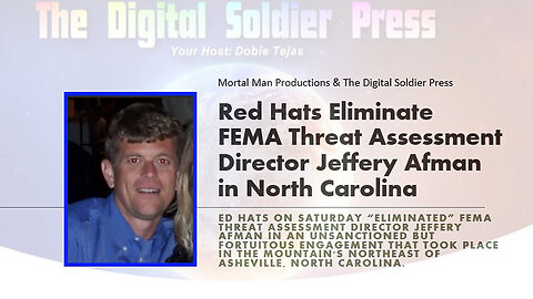 >>> Red Hats Eliminate FEMA TAD Jeffrey Afman in North Carolina