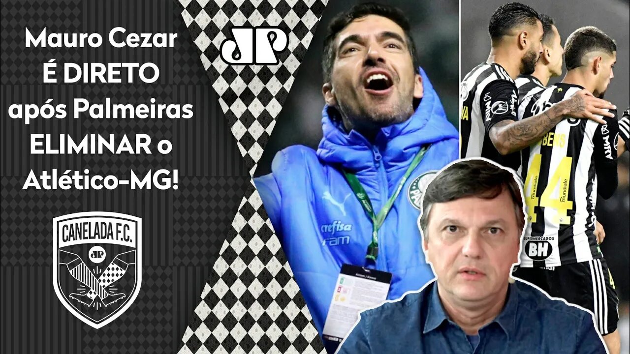 "O Atlético-MG foi uma BELÍSSIMA PIPOCA! E o Palmeiras MERECEU PASSAR porque..." Mauro Cezar ANALISA