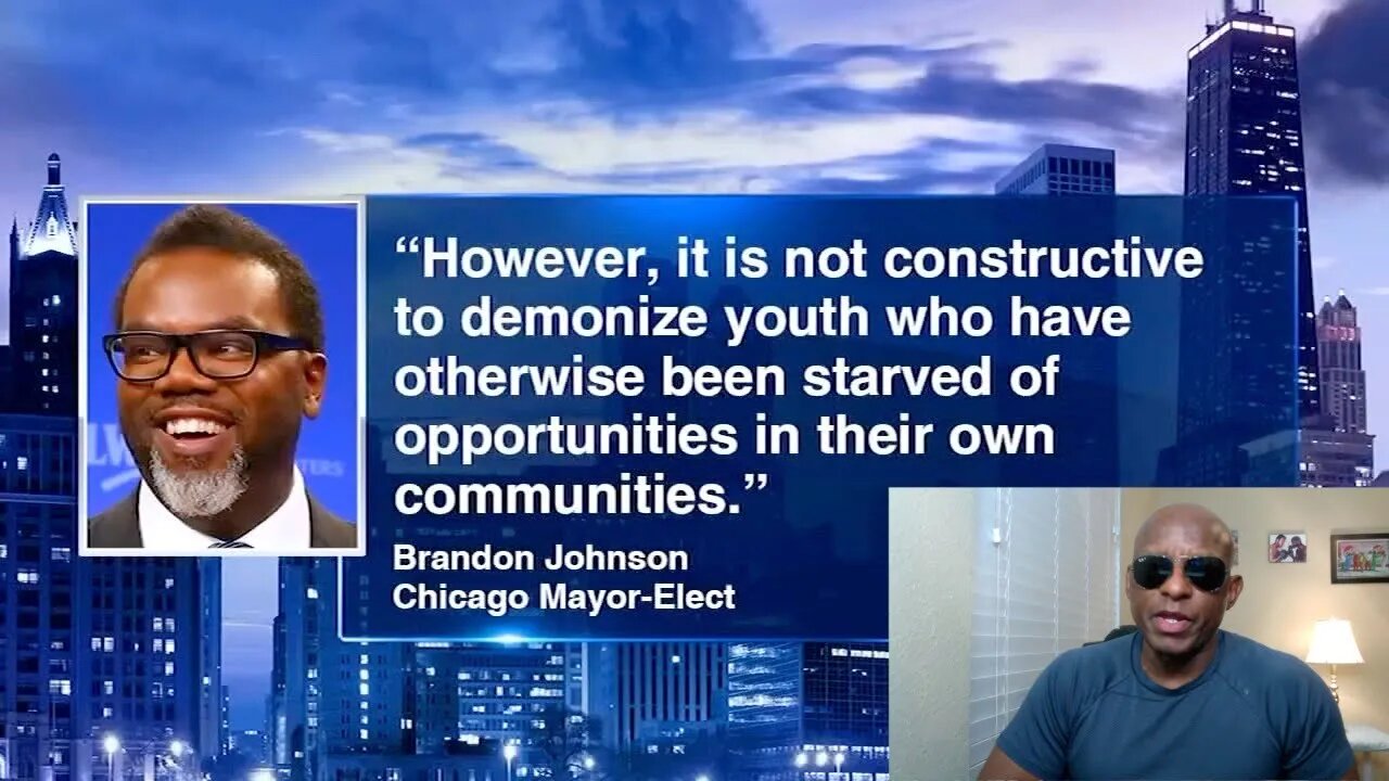 Chicago’s Mayor Elect ‘Brandon’ Says Don’t Demonize Teens Who Have Destroyed The City