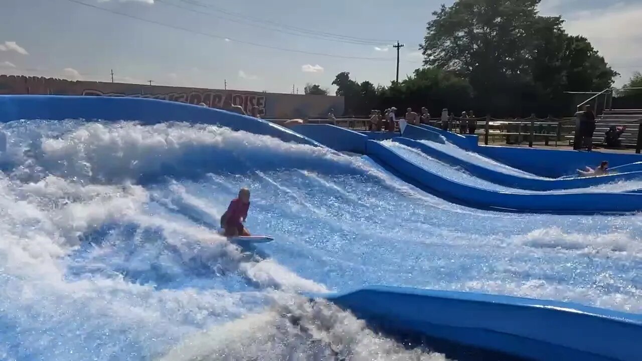 flowrider - Amy - 2 at Soak City, Kings Island