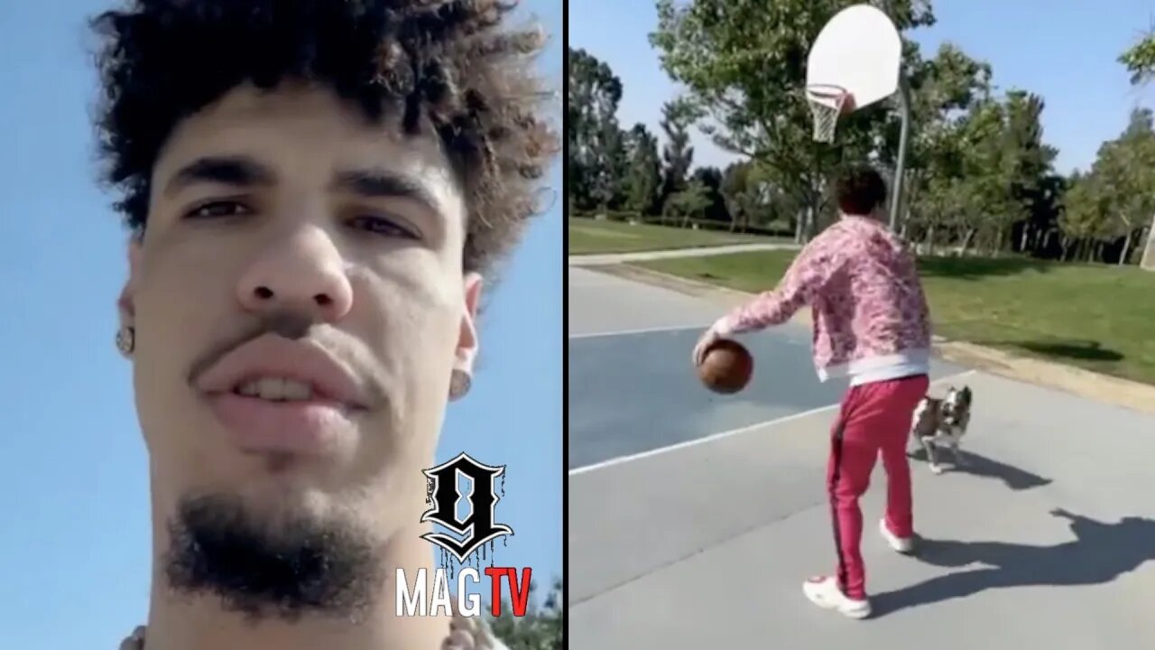 LaMelo Ball Tests Out His Surgically Repaired Right Ankle At His Old Elementary School! 🏀