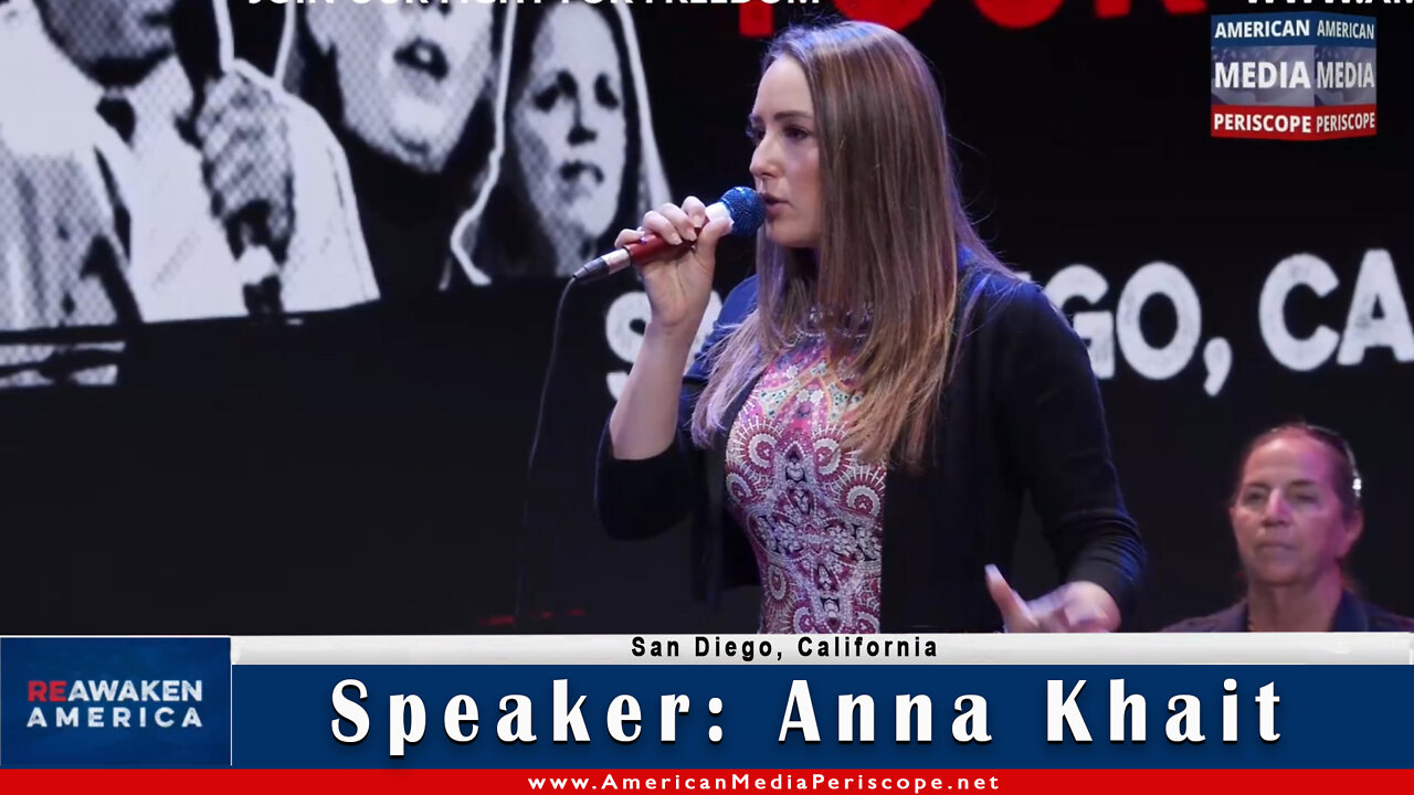 San Diego, California Re-Awaken America Freedom Conference Speaker - Anna Khait