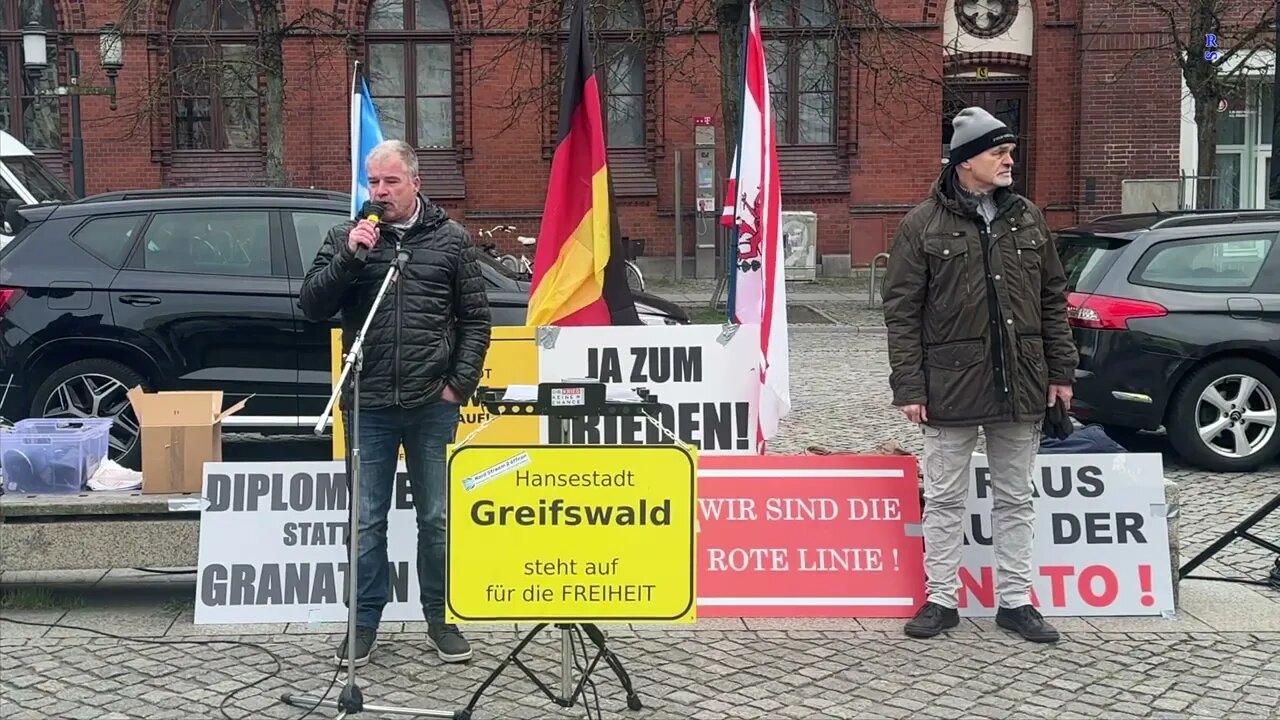 Greifswald - Ralf mit einigen Worten zu den Greifswaldern 17-04-2023