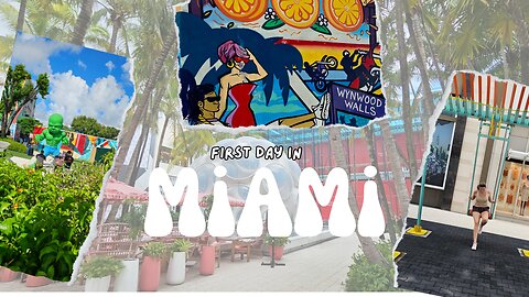 My FIRST EVER visit to Miami! Exploring Wynwood and Miami Design District