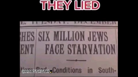 THEY LIED 18 YEARS BEFORE HITLER - EXPOSED