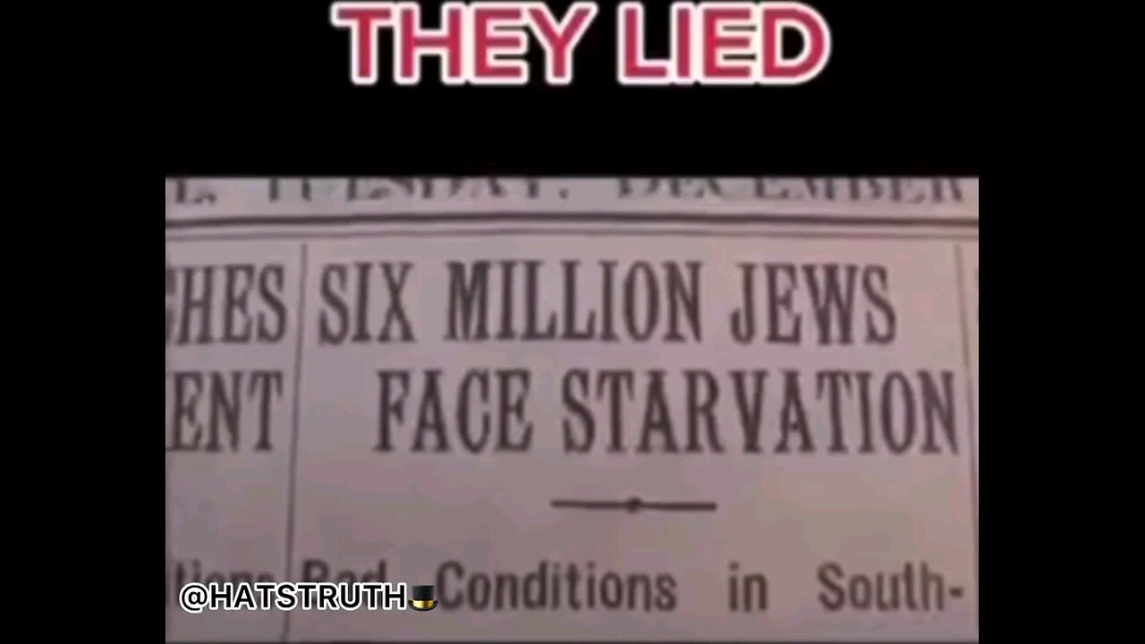 THEY LIED 18 YEARS BEFORE HITLER - EXPOSED