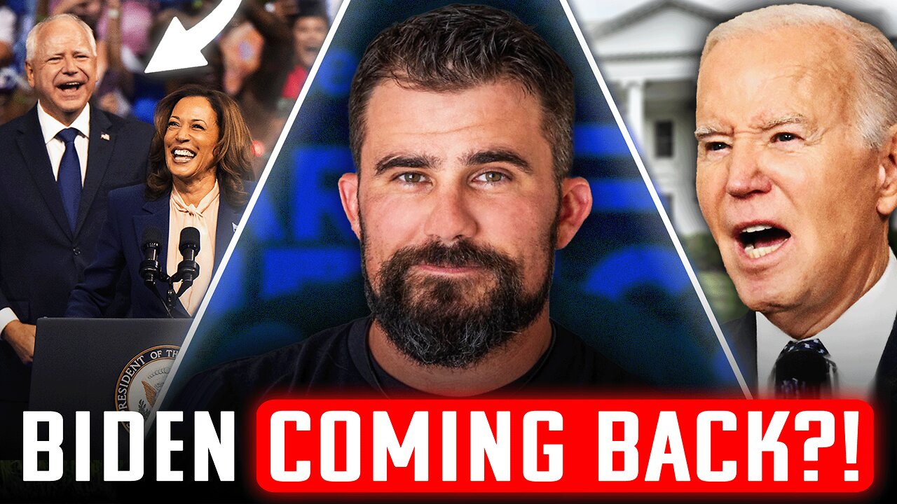 BIDEN BACK IN THE RACE?! Trump Predicts Possible Return as Kamala and Walz Hold CRINGE Rally!