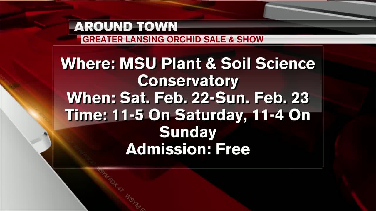 Around Town - Greater Lansing Orchid Sale and Show - 2/19/20