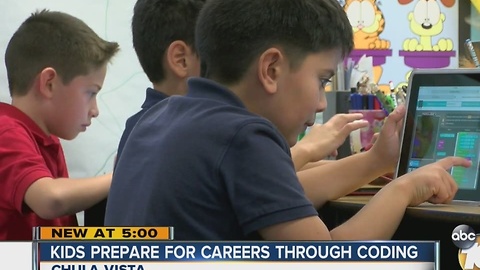 Kids prepare for careers through coding