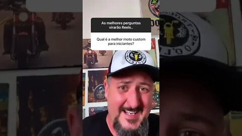 Qual é a melhor moto custom pra iniciantes?