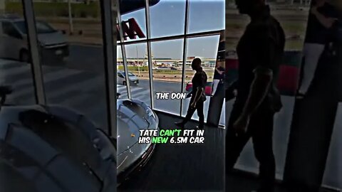 Andrew Tate Can't Fit In His New $6.5 Million Porsche