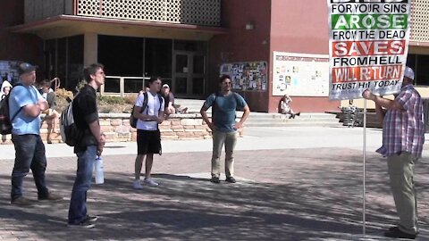 Open Air Preaching @ Colorado State University - Spring Semester 2019 - Kerrigan Skelly