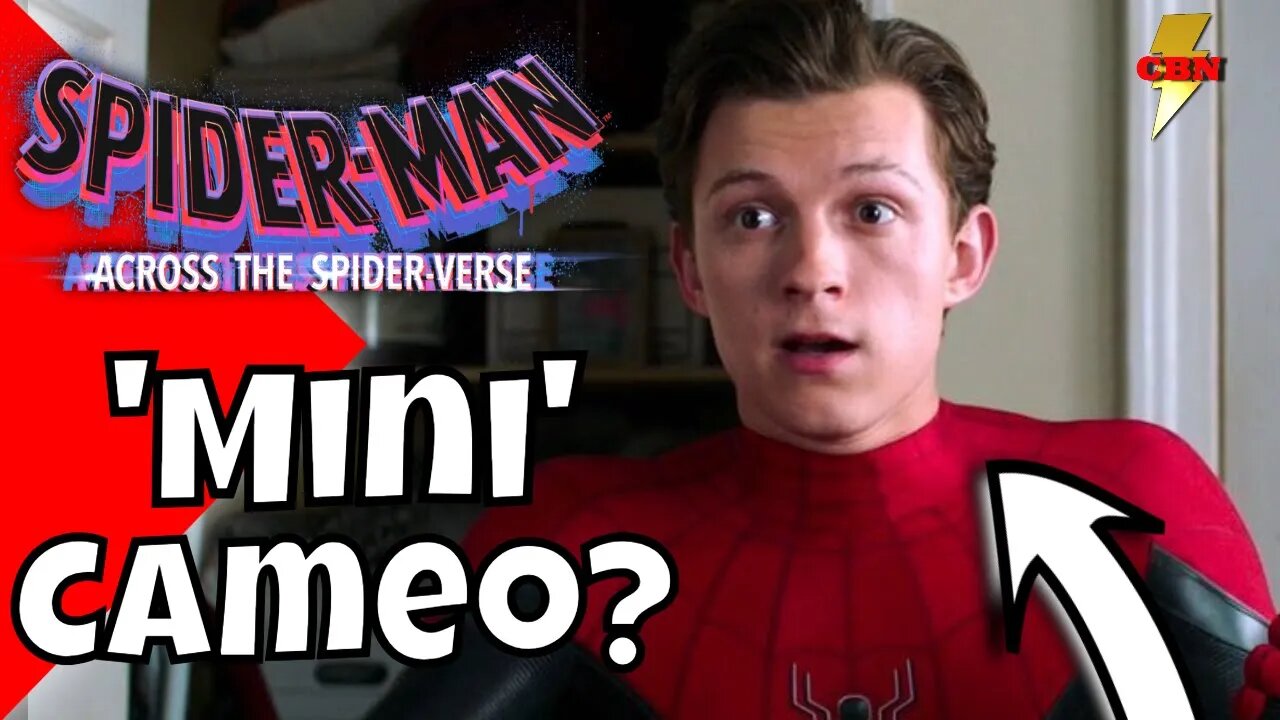 Across the SpiderVerse Mini Tom Holland Cameo Leaked Spiderman News