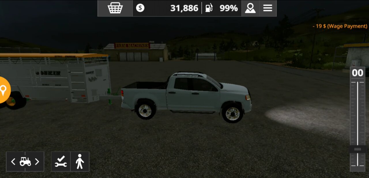 Farming Simulator 20 - buying pick-up and cattle trailer to haul sheep