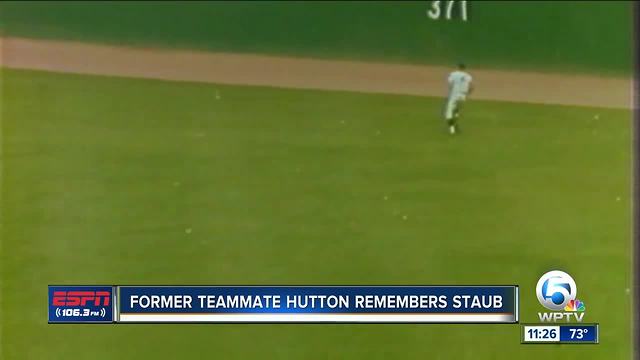 Former Expos teammate Tommy Hutton remebers Rusty Staub