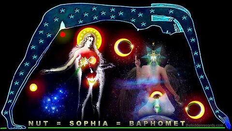 Nut, the Sky Goddess, is Sophia aka Baphomet: the demiurgic Creator of the physical Universe