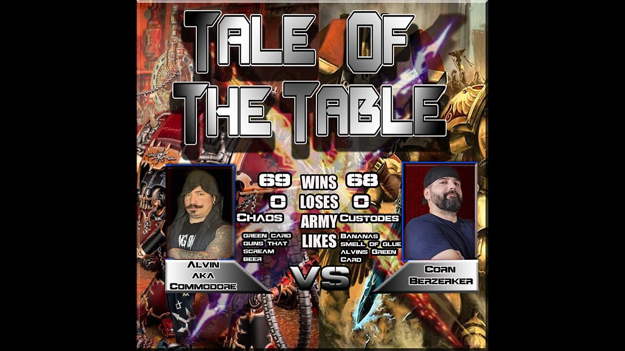 WWL Wrong Warhammer League Final Round - Alvin VS Corn Berzerker. Hammermania 1 Main Event