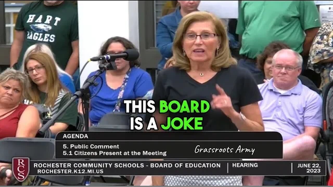 "This Board Is A Joke!" Mom HAMMERS LIB School Board For Censuring Conservative Board Member