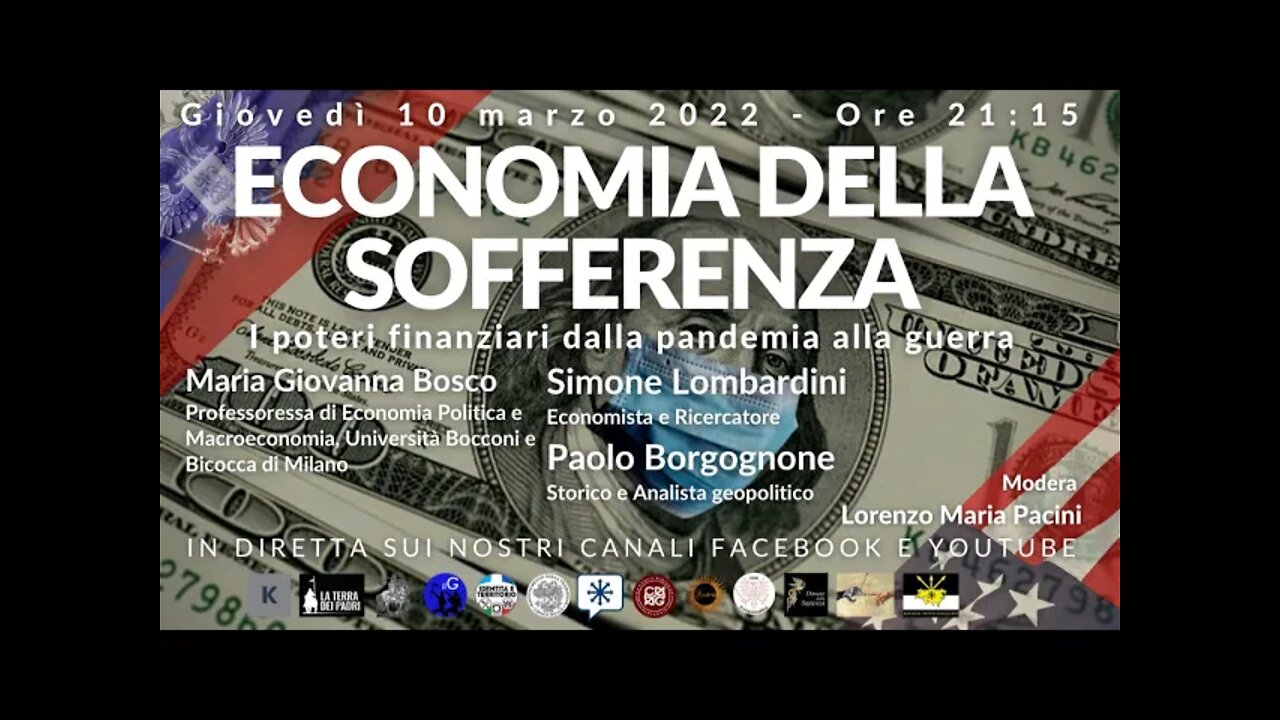 ECONOMIA DELLA SOFFERENZA - I poteri finanziari dalla pandemia alla guerra