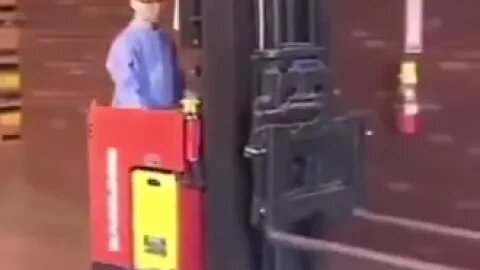 When you don't have a forklift licence