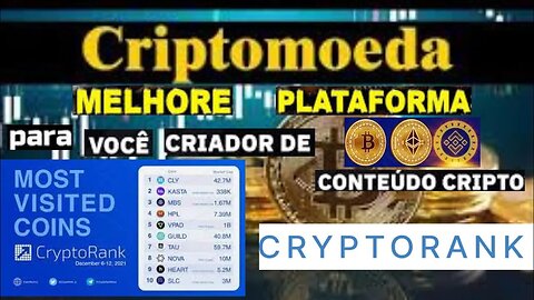 MELHOR SITE PARA CRIADORES DE CONTEÚDO E INVESTIDORES DO MUNDO CRIPTO