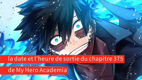 Date de sortie My Hero Academia Chapitre 375