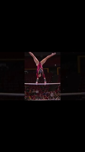 Sarah Clark 9.975 on Bars - Utah at ASU 2/20/23 #shorts