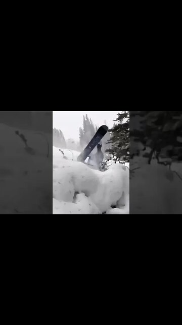 Snowboarding Super Fail! #MegaFails #Shorts