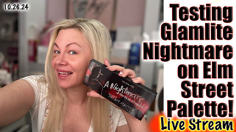 Live testing Glamlite Nightmare on Elm Street Palette!