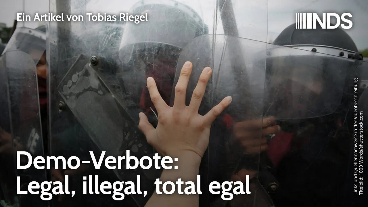 Demo-Verbote: Legal, illegal, total egal | Tobias Riegel | NDS-Podcast