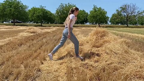 Hiding From My Dog in a HUGE Sunflower Field